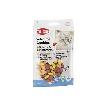 Trixie Valentine Catnip Cookies with catnip - Valentin napi szivecske formájú keksz, macskamentával, 50g