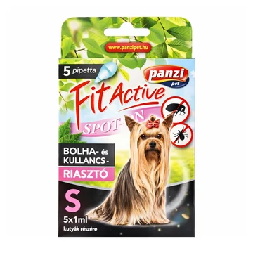 FitActive Spot-On - Bolha- és kullancsriasztó kutyák részére (5x1ml, S)