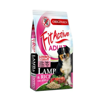 A FitActive Originals Wheat-free garantáltan búza-, csirke-, és szárnyasmentes, szuper-hipoallergén száraz kutyatáp