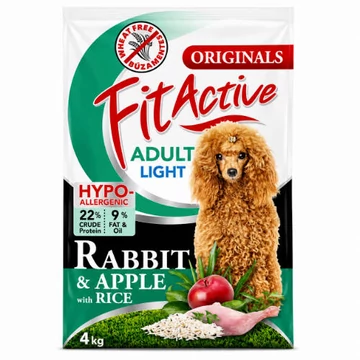 FitActive Wheatfree 4kg Adult Hypoallergenic RABBIT