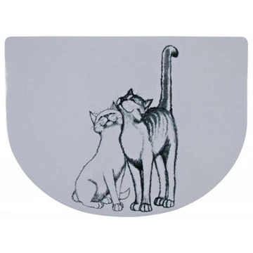 Trixie Place Mat - Műanyag alátét (fehér,mintás) tálakhoz (40x30cm)