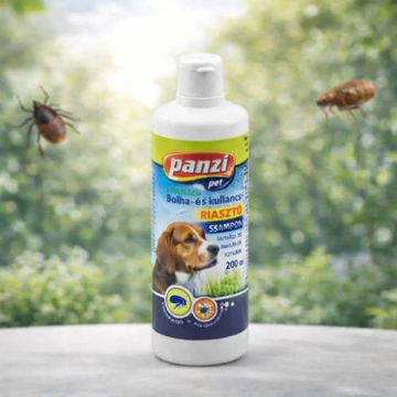 Panzi Sampon Bolha- és Kullancs riasztó kutyák részére (200ml)