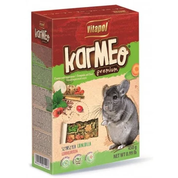 Vitapol Karmeo Complett - Teljesértékű eleség csincsilla részére (450g)