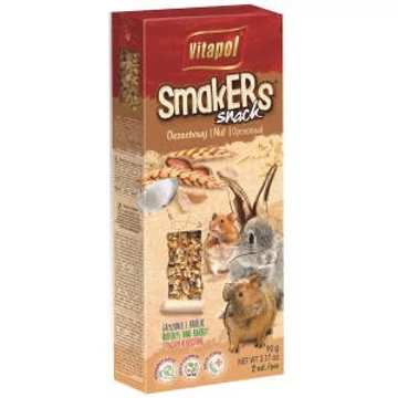 Vitapol Smakers rúd (mogyoró) - prémium duplarúd - rágcsálók és nyulak részére (90g)