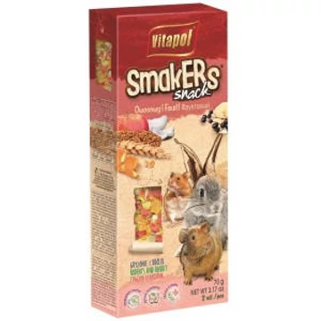 Vitapol Smakers rúd (gyümölcs) - prémium duplarúd - rágcsálók és nyulak részére (90g)