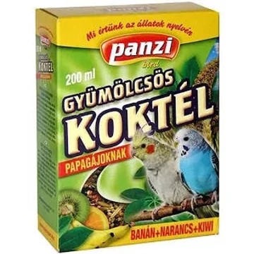 Panzi Gyümölcsös Koktél papagájoknak 200ml
