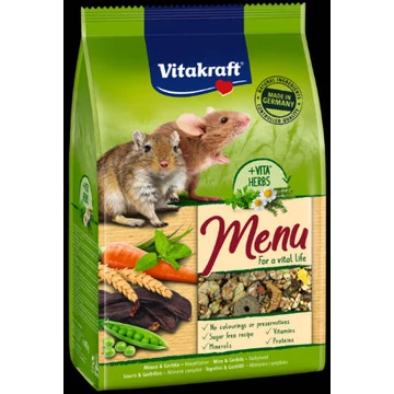 Vitakraft Menu (Egér,futóegér) - teljes értékű eledel (400g)