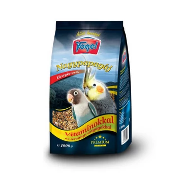 Vogel Prémium - Teljesértékű eleség nagypapagájok részére (1kg)