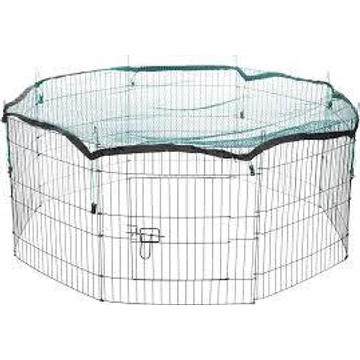 Trixie Outdoor Run with Protective Net - kisállatkifutó (fém)  6db/63x58cm