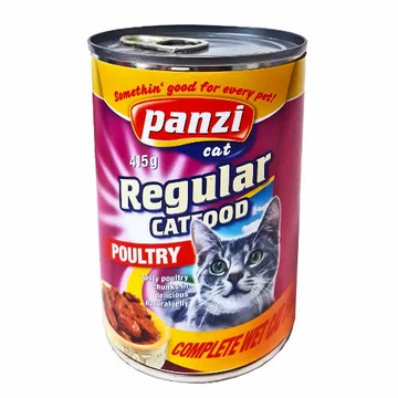 Panzi Regular Adult (szárnyas) konzerv - Felnőtt macskák részére (415g)
