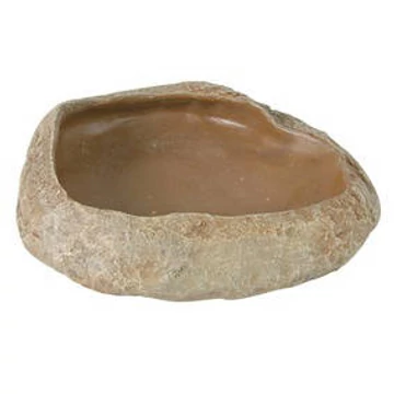 Trixie Reptile Bowl Steppe Rock Mini - Terráriumi itató és/vagy víz-gél tartó tál (6x4,5x1,5cm)