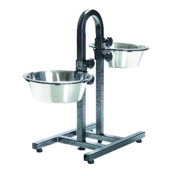 trixie 2497 Dog Bar dupla fémtál állvánnyal, 2x2,8L/24cm