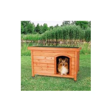 Trixie Classic Dog Kennel - kutyaház (barna) féltetős (S-M) 85×58×60cm