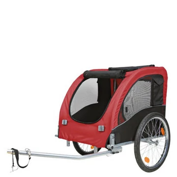 KT26.Trixie Bicycle Trailer for Dogs - felszerelés (kerékpárra szerelhető utánfutó) M (63x68x75) max:22 kg