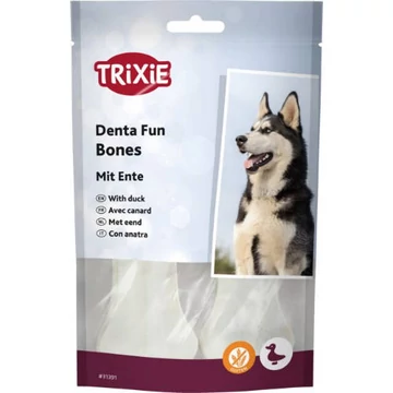 Trixie Denta Fun Duck Chewing Bones - jutalomfalat (kacsával töltött csont) kutyák részére (12cm) 2db/120g