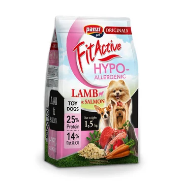 FitActive Hypoallergenic Toy Dogs - Száraztáp kistestű kutyák számára (1,5 kg)