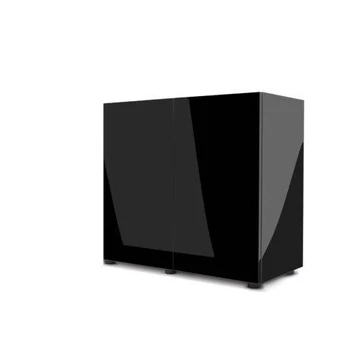 AquaEl Cabinet Glossy Black - szekrény (fényes,fekete) 80x35 (mélység ajtóval) x73