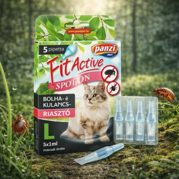 Fitactive Spot On Bolha- és kullancsriasztó cica 5 pipetta