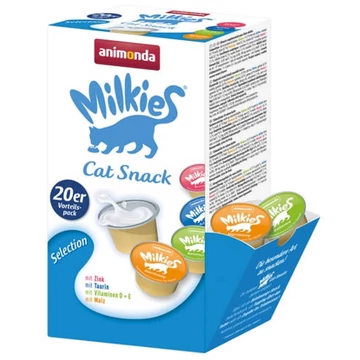 Animonda Milkies Cat Snack Selection - jutalomfalat (tej) macskák részére (20x15g)