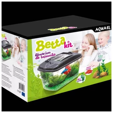 AquaEl Betta Kit - akvárium szett harcos halak részére (3liter/23,7x15,4x17,3cm)