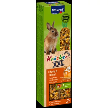 Vitakraft Kracker XXL Dupla Rúd (méz,tönköly) – kiegészítő eleség nyulak részére (180g)