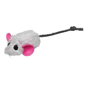 Trixie Set of Plush Mice - játék (egér) macskák részére (5cm)