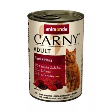 Animonda Carny Adult (marha,szív) konzerv - Felnőtt macskák részére (400g)