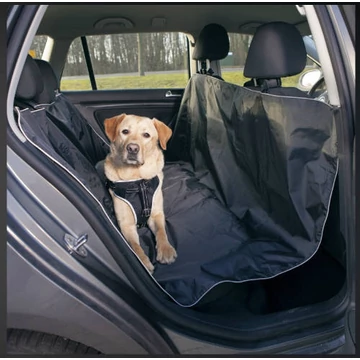 KT26.Trixie Car Seat Cover - autós üléstakaró (hátsó ülésre,fekete) 1,45x1,60m