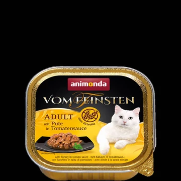 Animonda Vom Feinsten No Grain (pulyka-paradicsomszószban) alutálkás -Felnőtt macskák részére (100g)