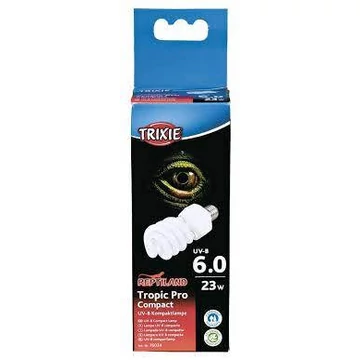 Trixie Tropic Pro Compact 6.0 Compact Lamp - izzó (UV-B) terráriumokba (Ø60x152mm) 23W