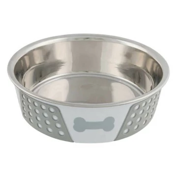 Trixie Stainless Bowl - Rozsdamentes tál, szilikon bevonattal (Ø17cm/0,75l)