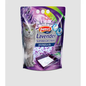 Panzi Silica Cat macskaalom (3,8literes) levendulás