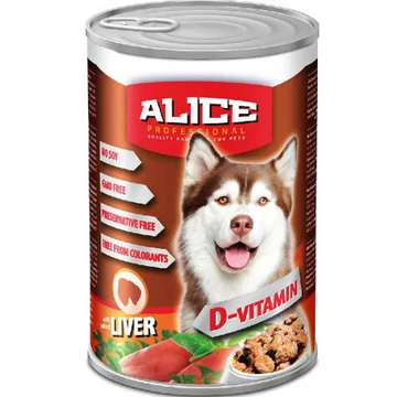 Alice Professional Dog konzerv (májas, 1240g)