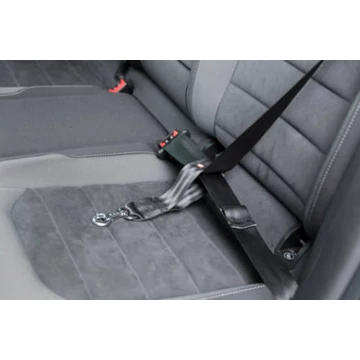 Universal belt strap for car harnesses, 30 cm/45 mm, black- Univerzális biztonsági öv pánt autós hámokhoz, 30 cm / 45 mm, fekete