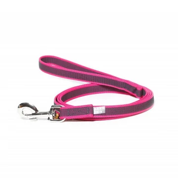 Julius K-9 ColorGray - póráz (gumis,pink-szürke) kutyák részére (20mm/2,2m)