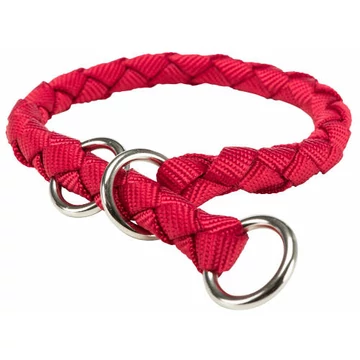 KT25.Trixie Cavo félfojtó nyakörv - piros (L) 47-55cm/Ø18mm