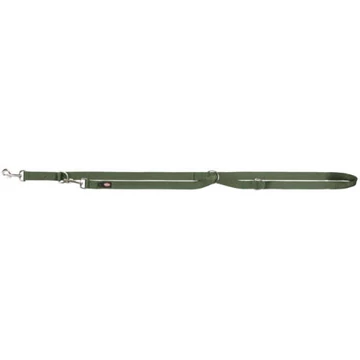 KT24: Trixie prémium állítható póráz - sötétzöld - (XS) 2m/10mm
