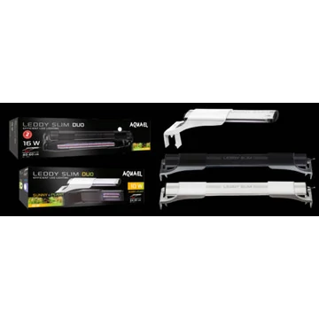 AquaEl Leddy Slim Duo 10W - világítás (fekete) akváriumokhoz (10W/25-50cm)