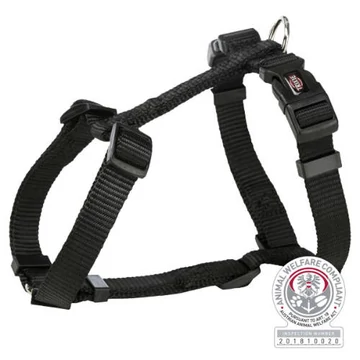 Trixie Premium H- hám - fekete (XXS-XS) 20-32cm/10mm