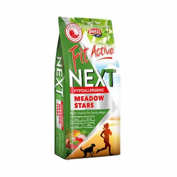Panzi FitActive Next Meadow Stars Hypoallergenic Adult (nyúl,bárány,marha,rizs,alma) száraztáp felnőtt kutyák részére (15kg)