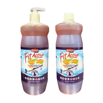 FitActive Salmon oil - Lazacolaj (kiegészítő eledel kutyák és macskák részére) 1000 ml
