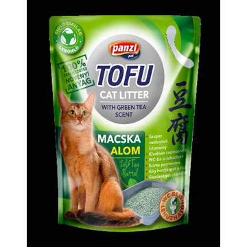 Panzi Tofu - növényi alapú, zöld tea illatú  macskaalom (2,5kg)