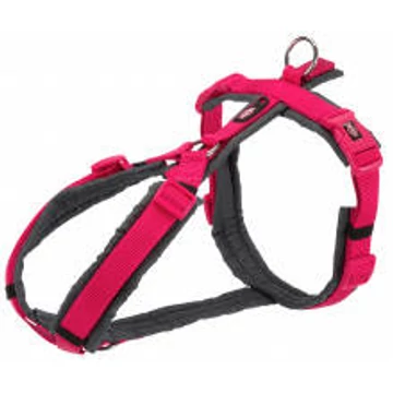 Trixie Trekking - túrahám - fukszia/grafitszürke (M-L) 62-74cm/25mm