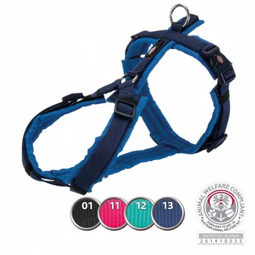 Trixie Trekking - túrahám - fukszia/grafitszürke (L) 70-85cm/25mm