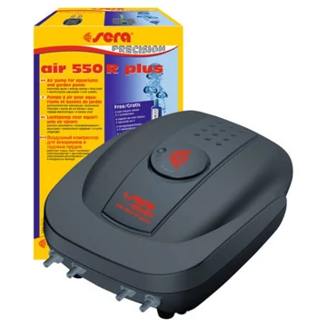 Sera Air 550 R Plus - levegőpumpa 4db csatlakozóval és szabályzóval (12W)