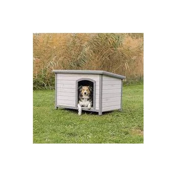 Trixie Classic Dog Kennel - kutyaház (szürke) féltetős (S-M) 85x58x60cm