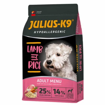 JULIUS-K9 ADULT HYPOALLERGENIC LambRice (bárányrizs) száraztáp 3kg