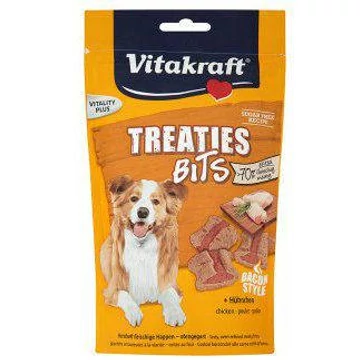Vitakraft Treaties Bits - jutalomfalat (csirke,bacon) kistestű kutyák részére (120g)