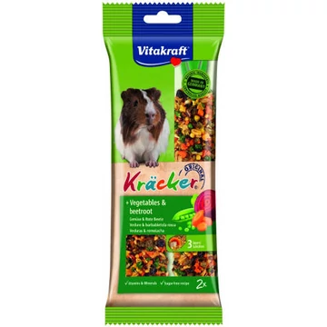 Vitakraft Kracker - Dupla rúd (zöldség,cékla) tengerimalacok részére (112g)