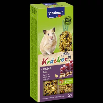 Vitakraft Kracker - Dupla Rúd (szőlő,földimogyoró) hörcsögök részére (112g)